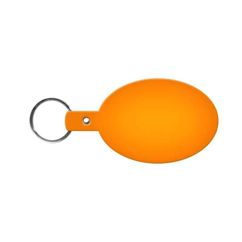 Oval Flexible Key Tag - 1
