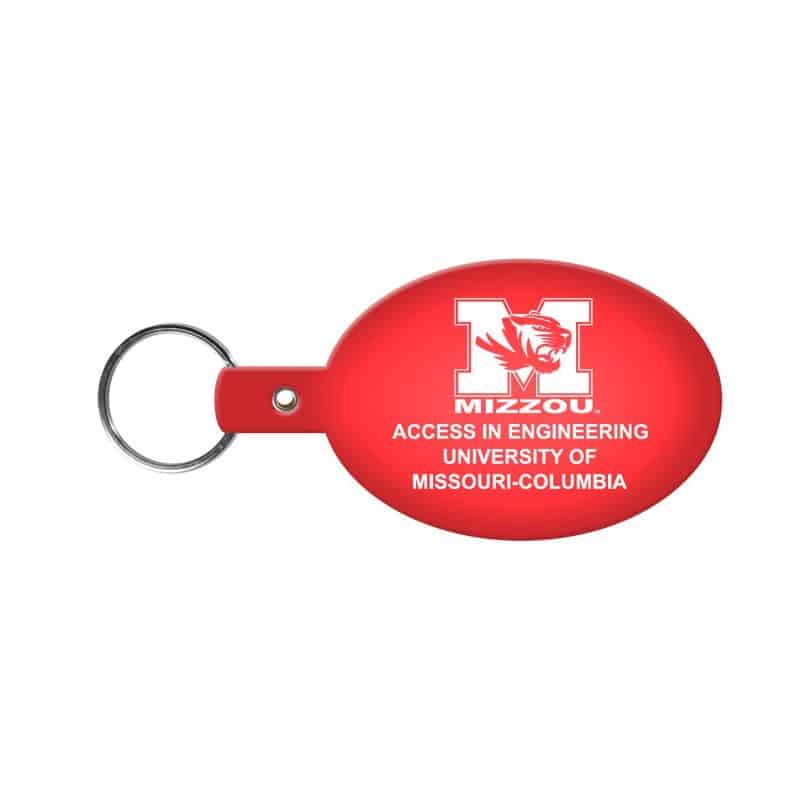 Oval Flexible Key Tag - 2