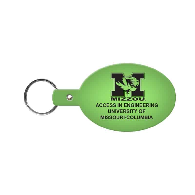 Oval Flexible Key Tag - 4