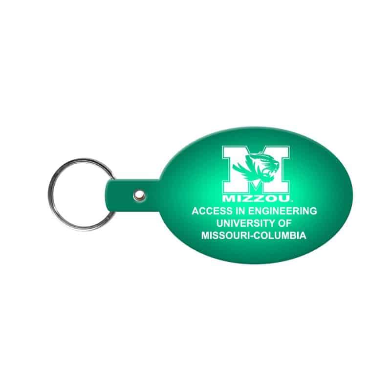 Oval Flexible Key Tag - 5