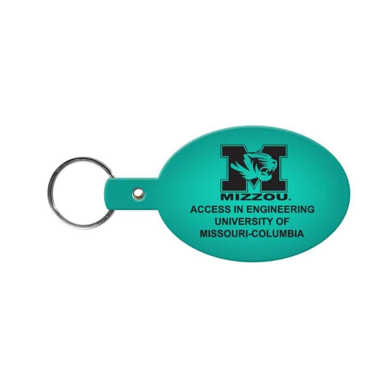 Oval Flexible Key Tag - 6