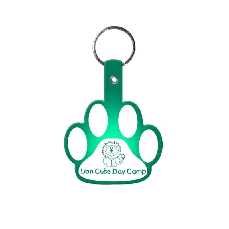 Paw Flexible Key Tag - 5