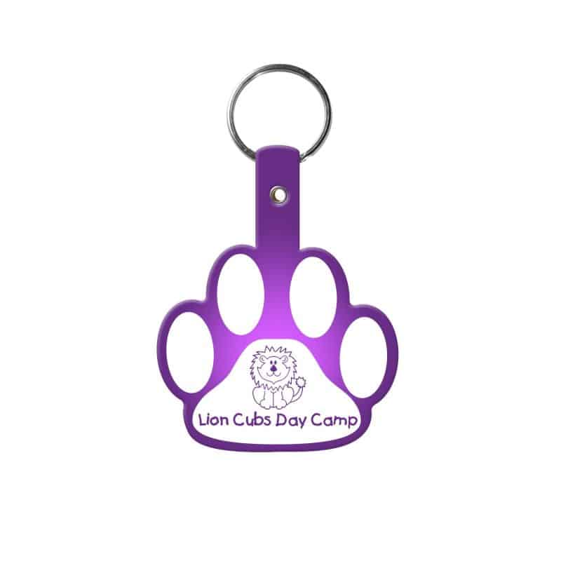 Paw Flexible Key Tag - 8
