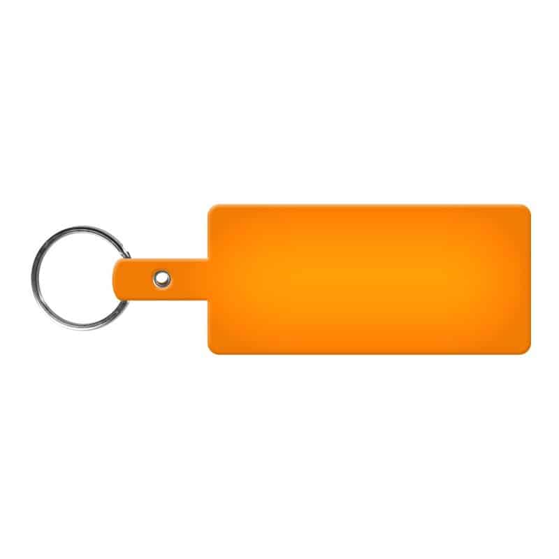 Rectangle Flexible Key Tag - 1