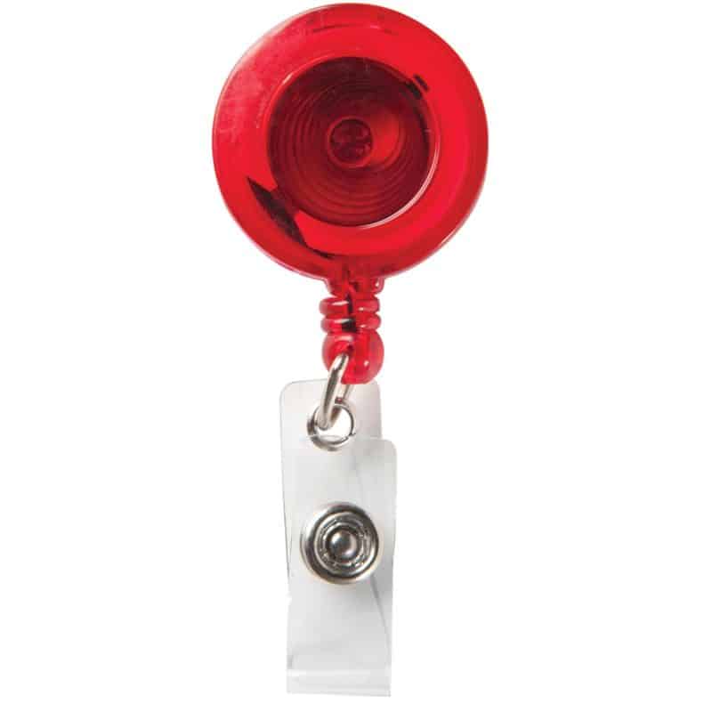 Round Badge Reel w/Alligator Clip - 1