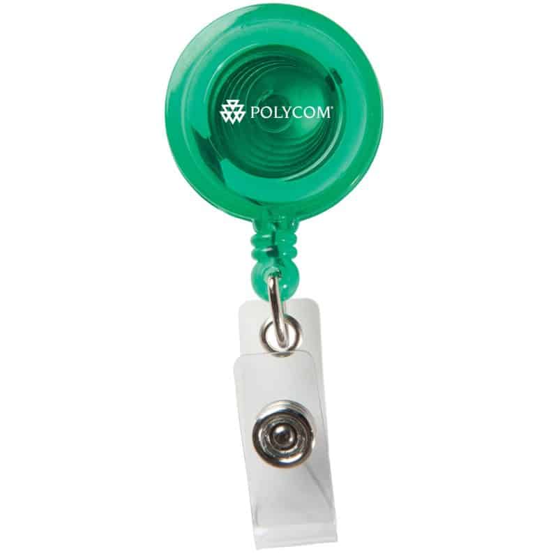 Round Badge Reel w/Alligator Clip - 3