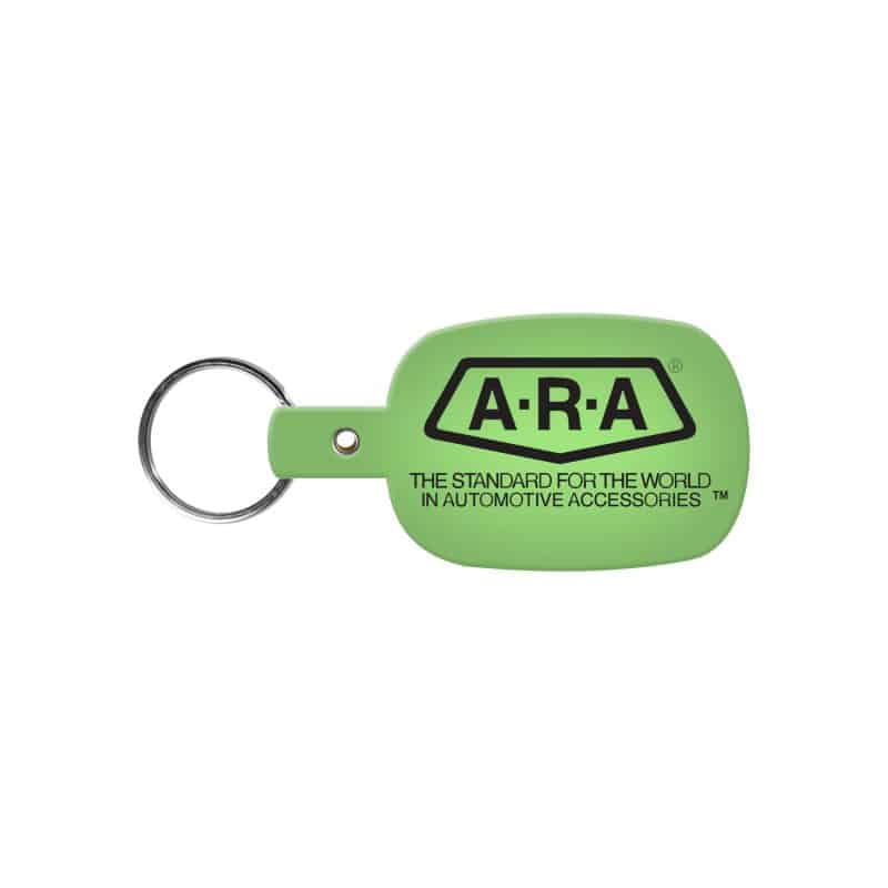 Round Rectangle Flexible Key Tag - 4