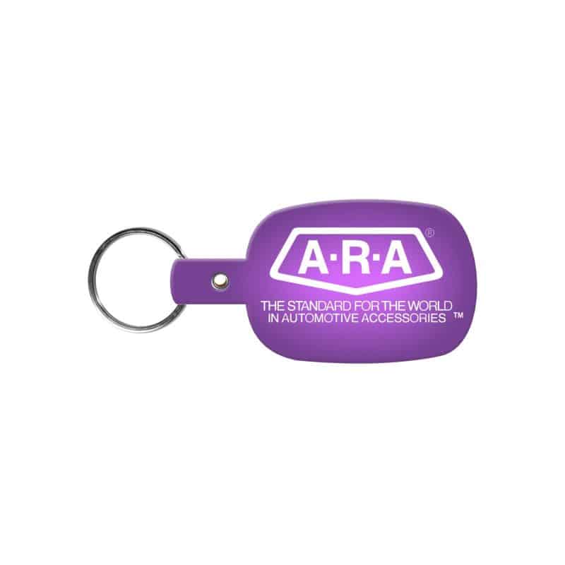Round Rectangle Flexible Key Tag - 8