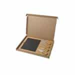 Slate Cheese Board Gift Box Set - 1