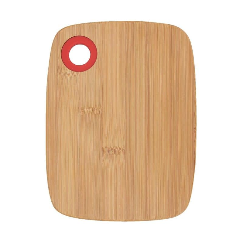 Small Bamboo Cutting Board w/Silicone Ring - 1