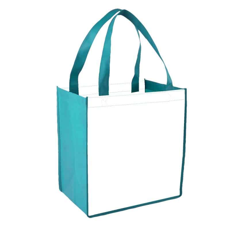 Sublimated Non-Woven Grocery Tote Bag (2-Sided) - 7