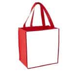 Sublimated Non-Woven Grocery Tote Bag - 1