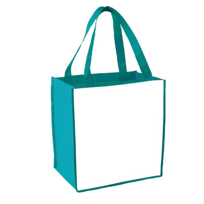 Sublimated Non-Woven Grocery Tote Bag - 7