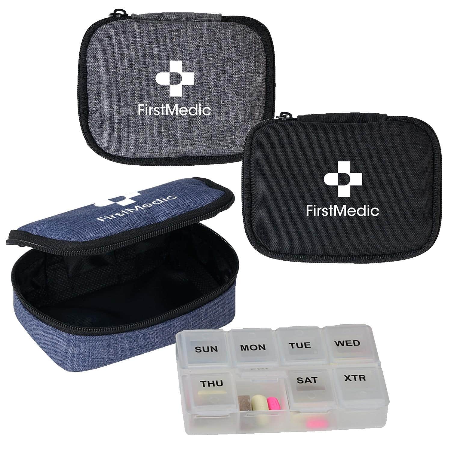 Traveler 8-Compartment Pill Organizer