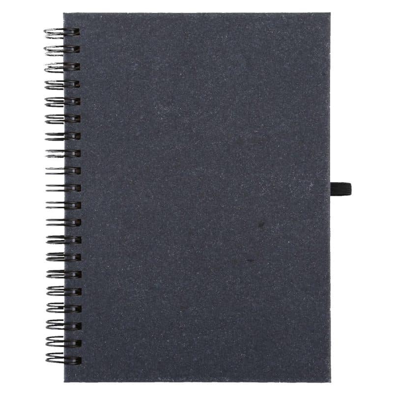 Bonded Leather Spiral Notebook W/FSC Recycled Paper (5" x 7") - 1