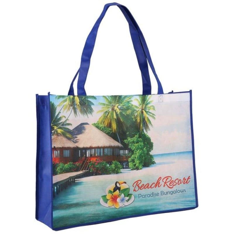 Sublimated Large Non-Woven Shopping Tote Bag - 3