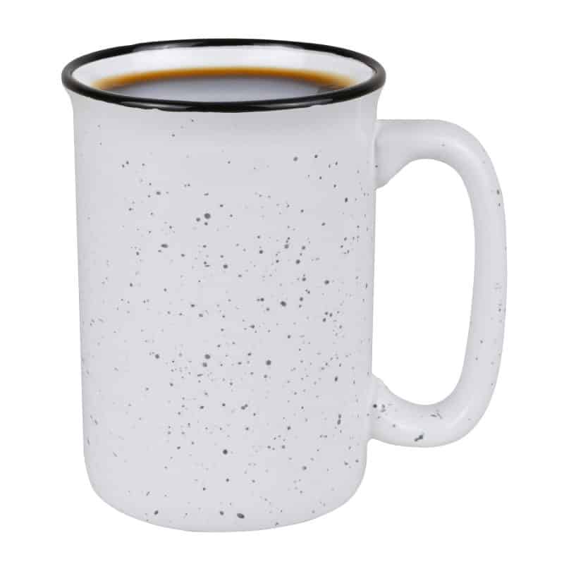 13 Oz. Tall Speckle-It Ceramic Camping Mug - 1