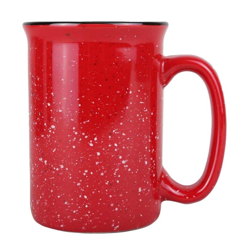 13 Oz. Tall Speckle-It Ceramic Camping Mug - 8