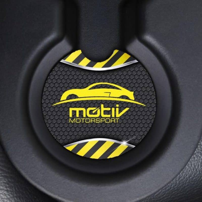 Sublimated Recycled Rubber Car Coaster - 2