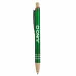 Venosa Velvet-Touch Aluminum Pen w/Bamboo Accents - 5