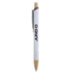Venosa Velvet-Touch Aluminum Pen w/Bamboo Accents - 6