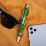 Venosa Velvet-Touch Aluminum Pen w/Bamboo Accents - 7