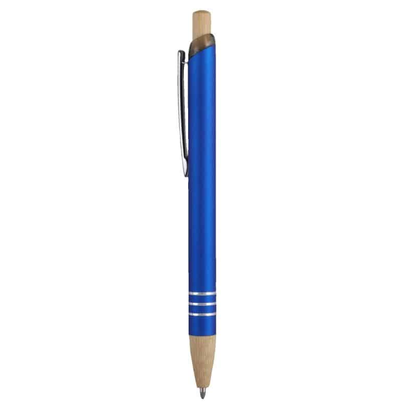 Venosa Velvet-Touch Aluminum Pen w/Bamboo Accents - 8