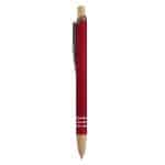 Venosa Velvet-Touch Aluminum Pen w/Bamboo Accents - 9