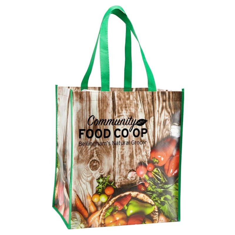 Laminated Grocery Tote - 4
