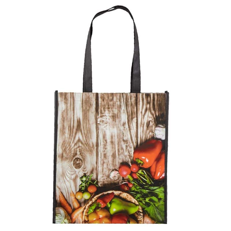 Laminated Grocery Tote - 5