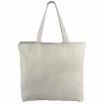 12 oz. Beaverton Zippered Cotton Canvas Tote - 3