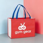 Color Combination Non-Woven Shopping Tote Bag