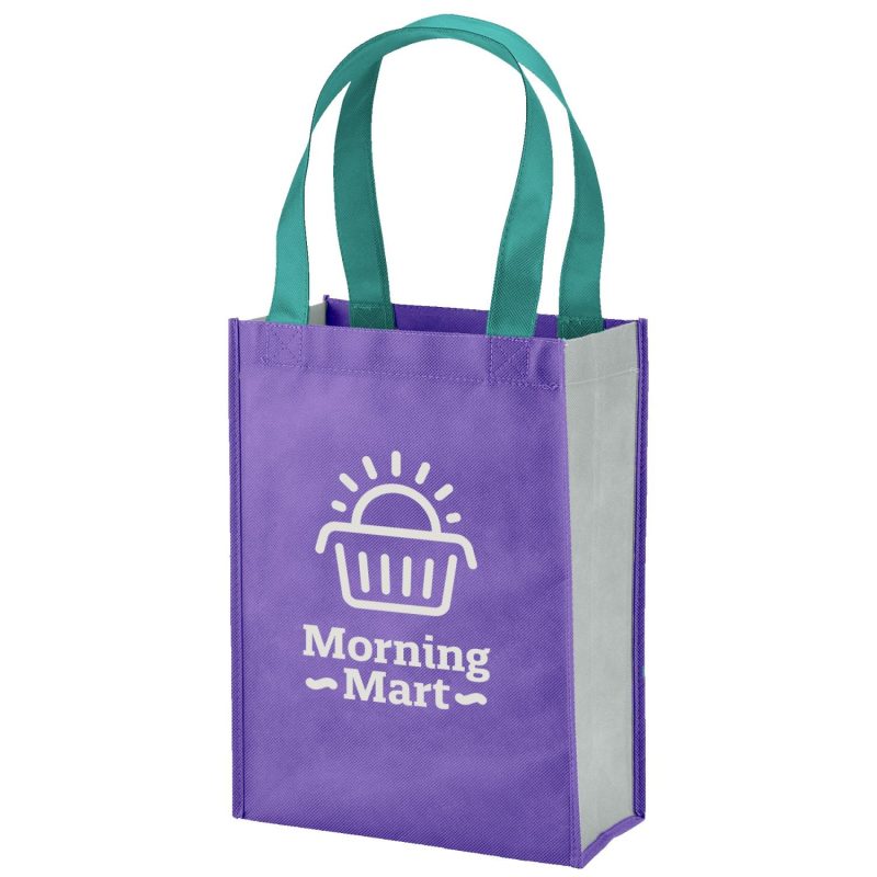 Color Combination Payson Non-Woven Mini Tote Bag - 3