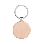 Oak Round Keytag - 1