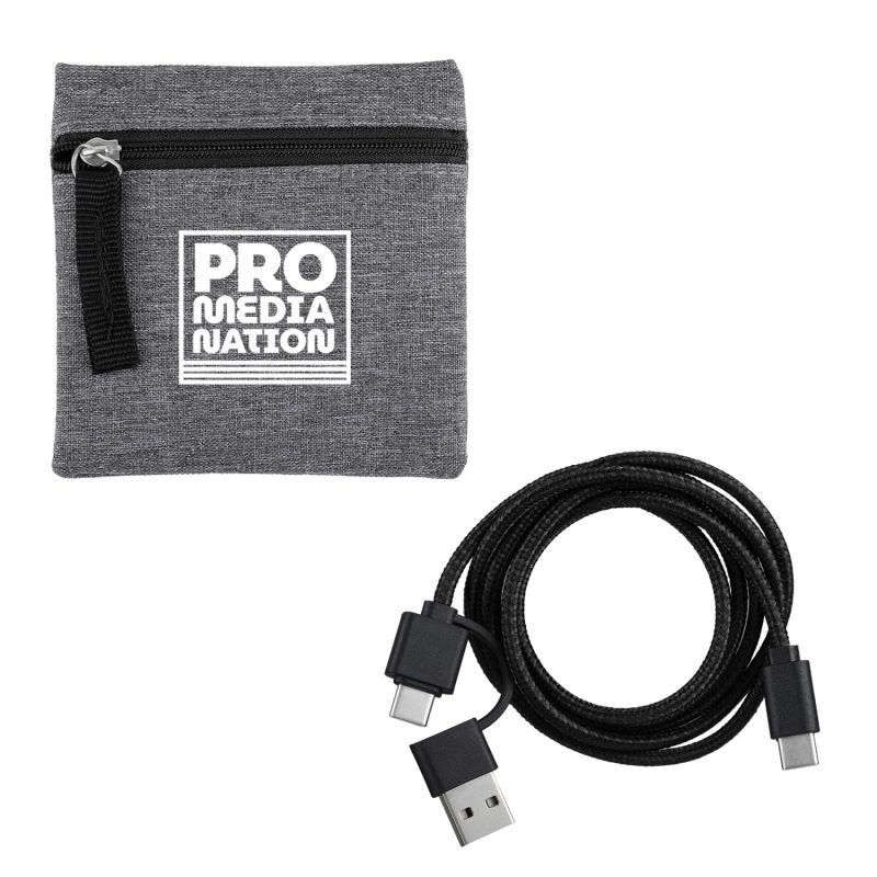 RPET-Fast-Charging-Cable-Set-1552EV RPET Fast Charging Cable Set