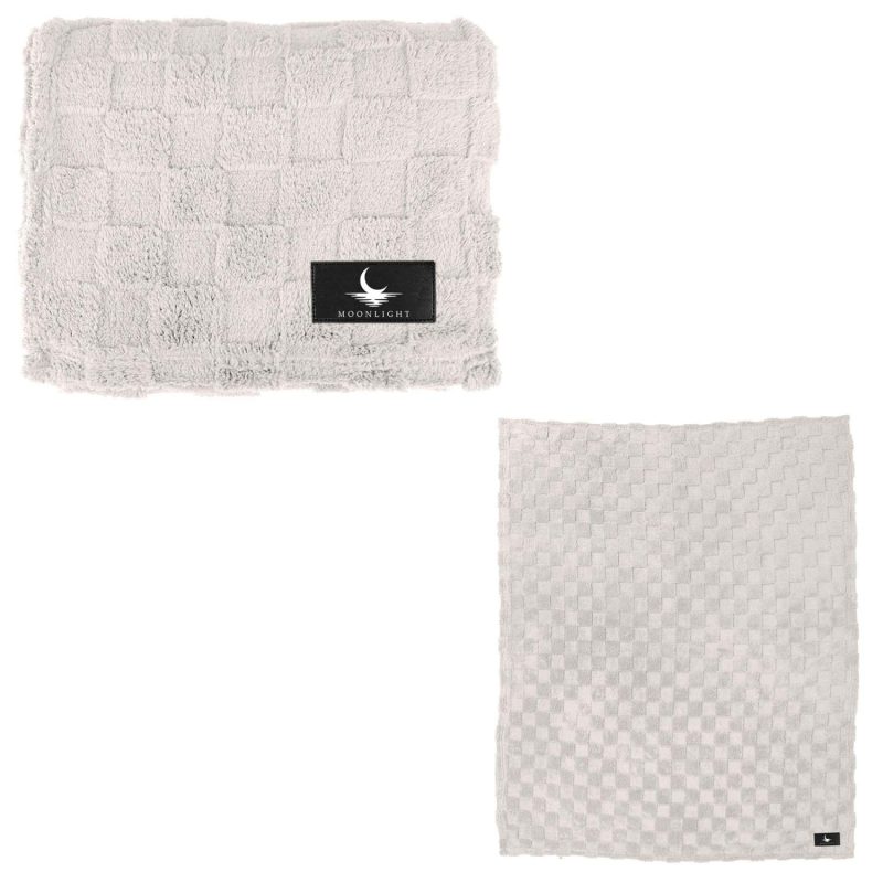 rPET Checkered Sherpa Fleece Blanket - 2