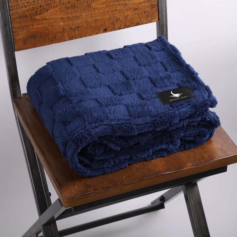 rPET Checkered Sherpa Fleece Blanket - 9